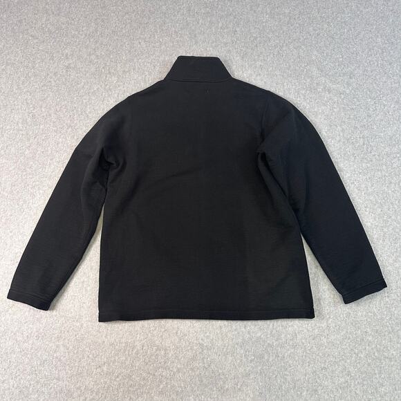 Non Fiction Full Zip Active Jacket Mens M Black 100% Cotton MockNeck Long Sleeve - Picture 2 of 4
